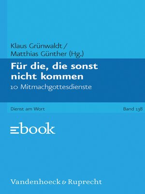 cover image of Für die, die sonst nicht kommen